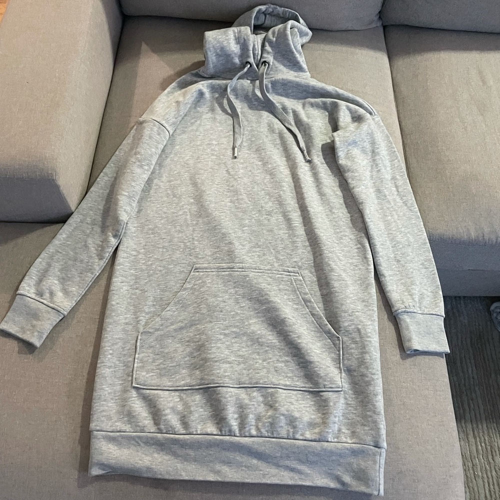 H&M Gray Hoodie Dress